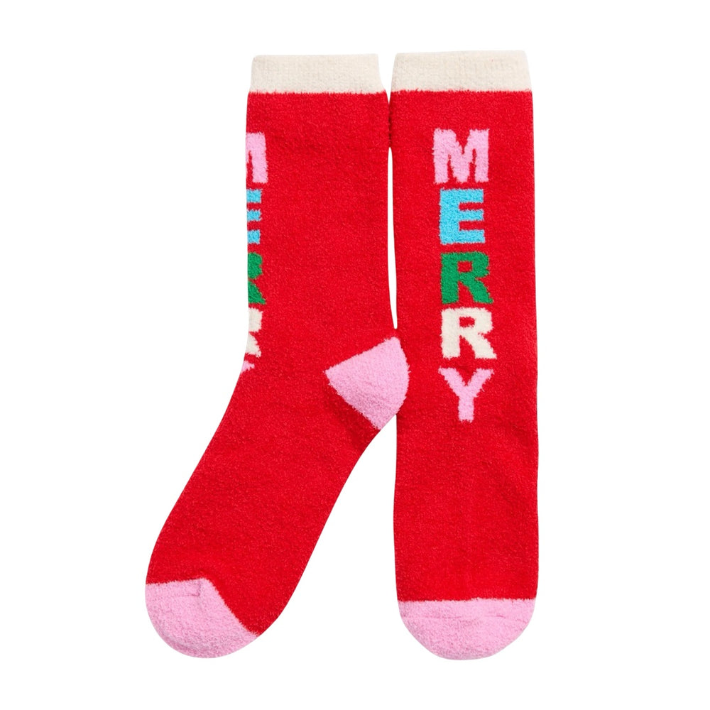 Red Merry Socks