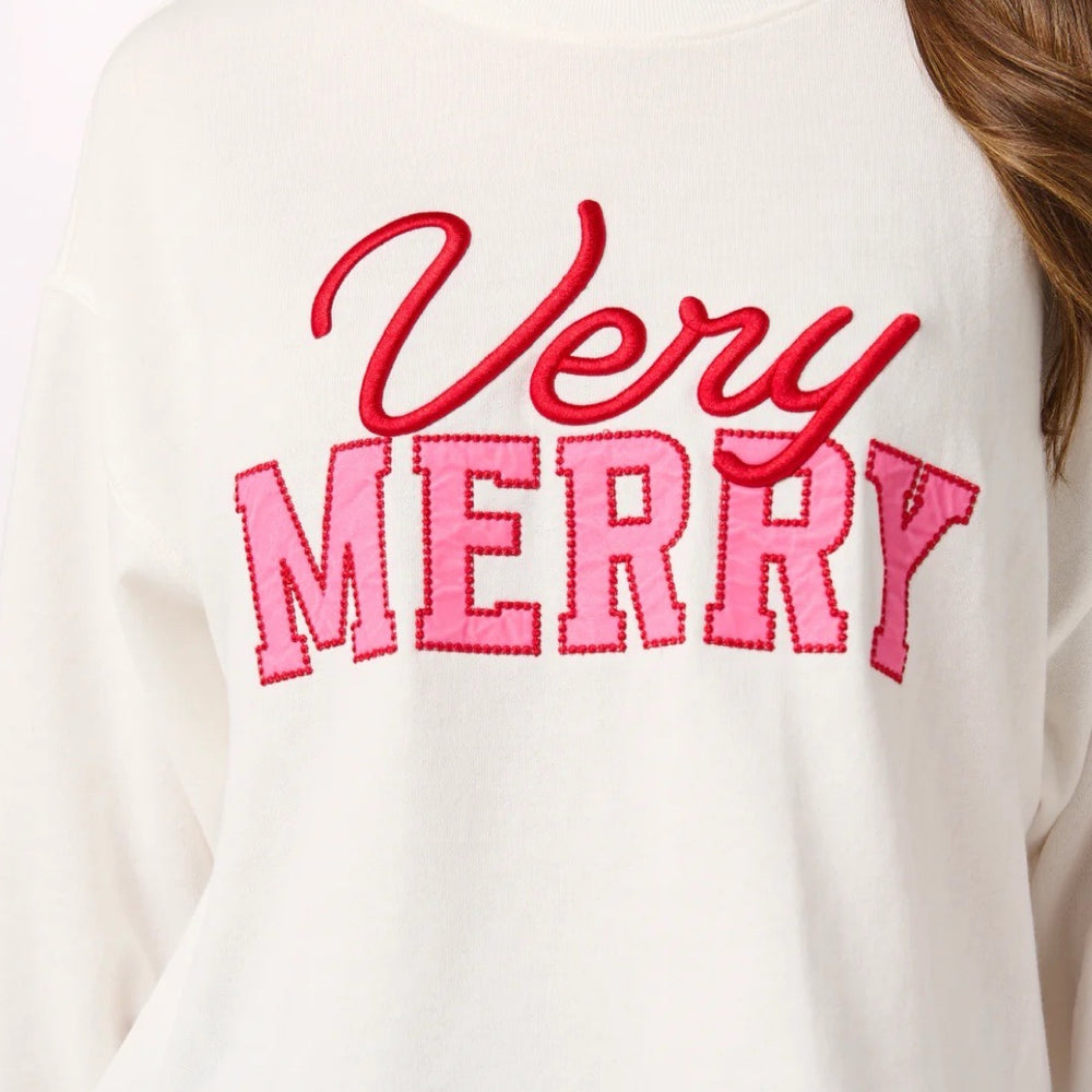 "Very Merry" Lounge Sweatshirt