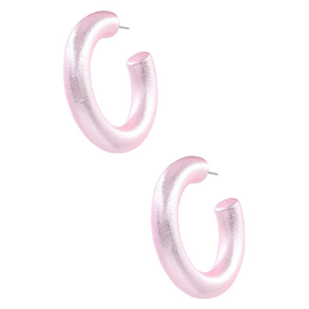 The Bridget Sparkle Hoop Earring