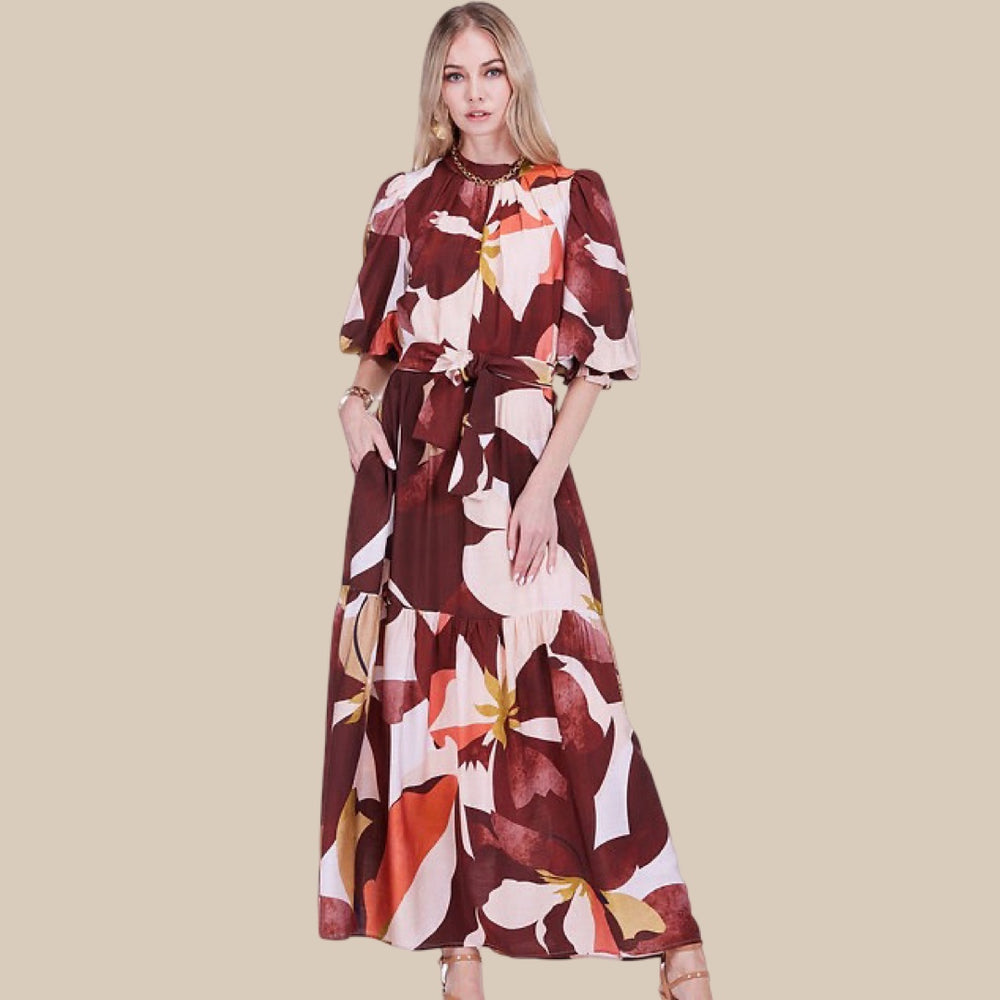 The Harvest Burst Maxi Dress