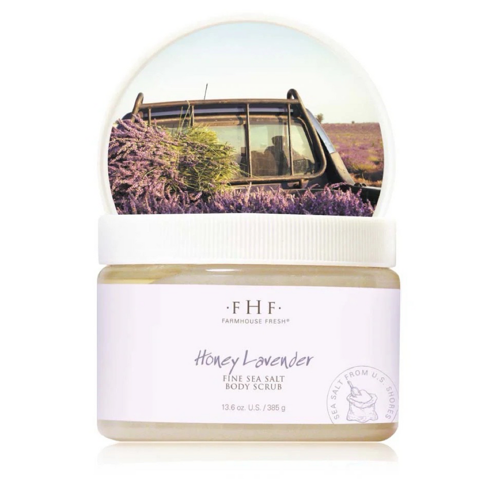 Honey Lavender Fine Sea Salt Body Scrub