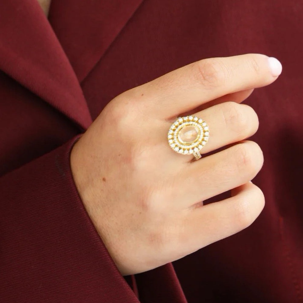Madona Ring-Gold/Citrine
