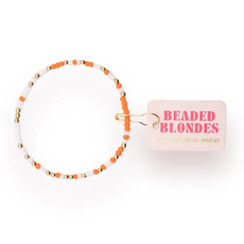 Bright Orange & White Game Day Sprinkle