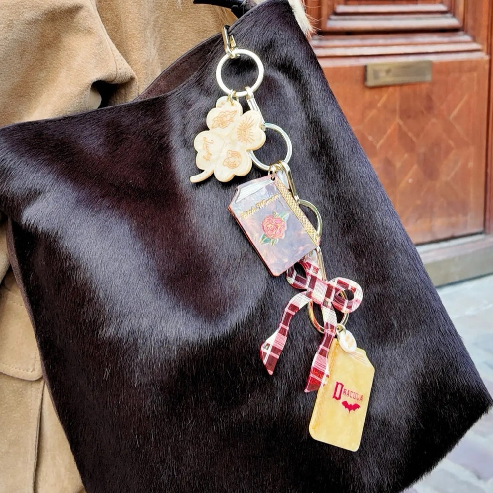 Little Women Book Bag Charm + Keychain