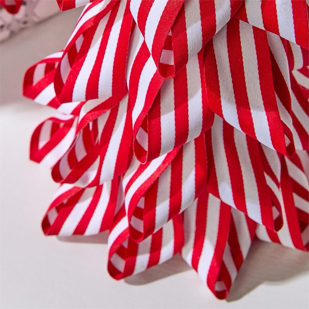 Peppermint Striped Ribbon Tree