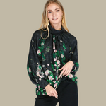 Secret Garden Roll Neck Blouse