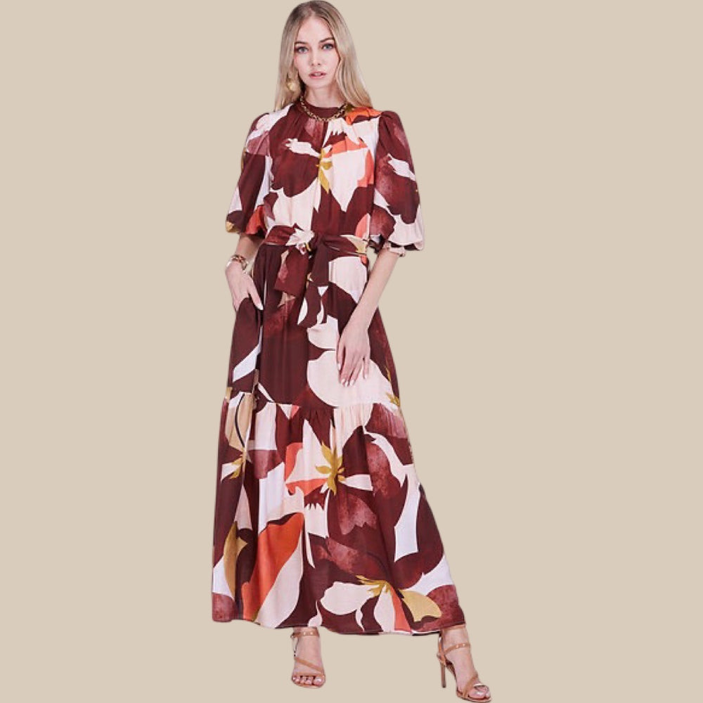 The Harvest Burst Maxi Dress