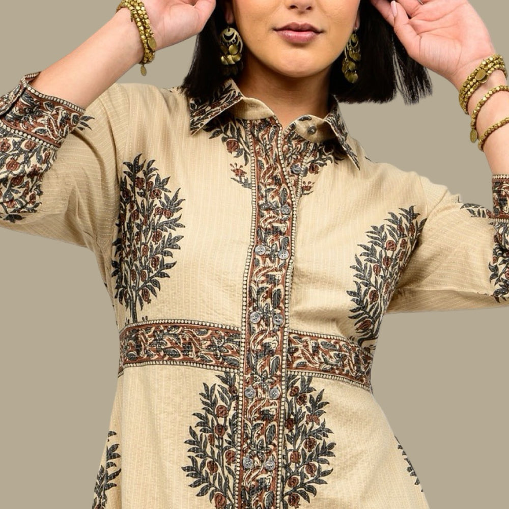 The Autumn Grove Midi Dress