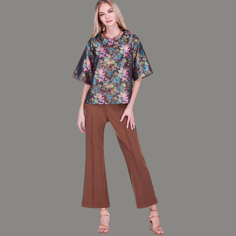 The Arabella Floral Jacquard Top