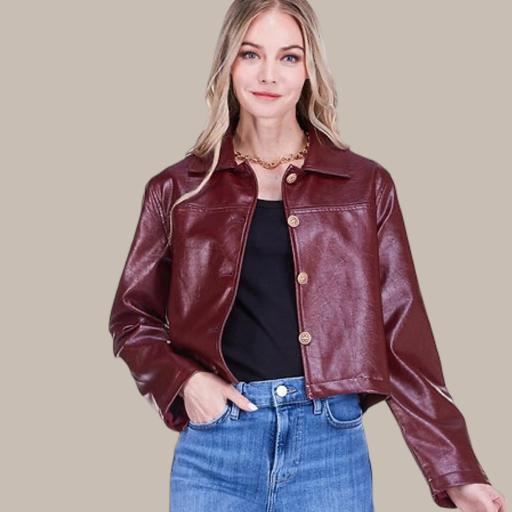 The Oxblood Moto Jacket