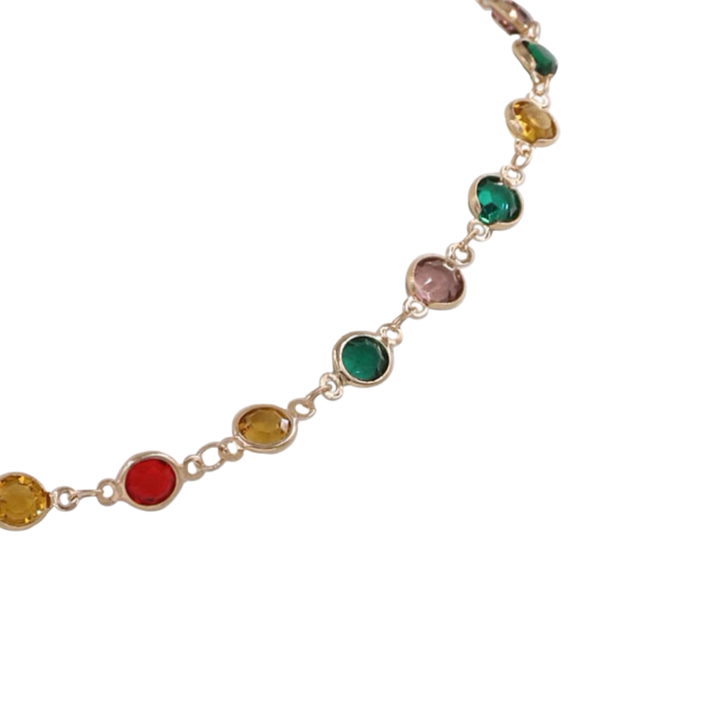 The Bejeweled Linked Necklace