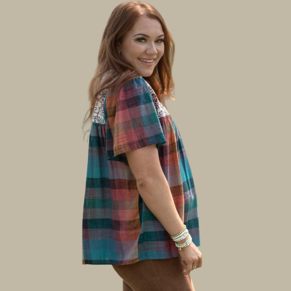 The Plaid Micah Top