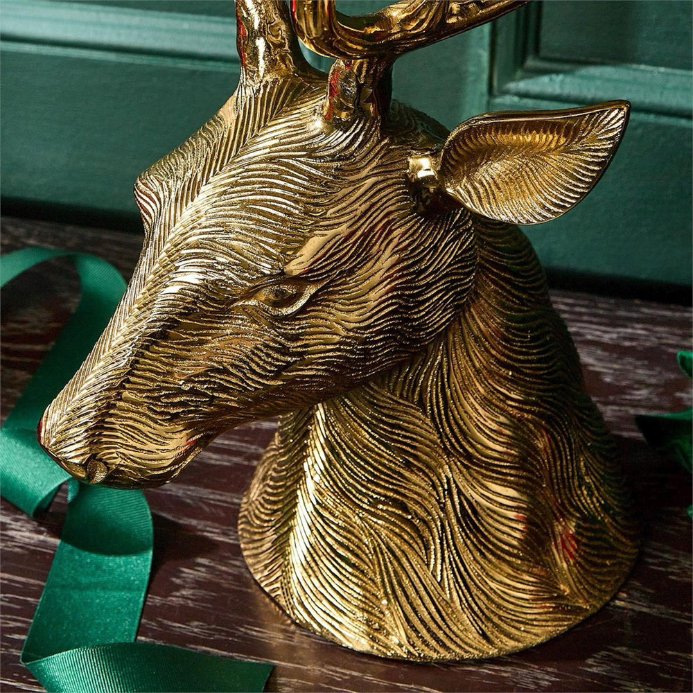 Gold Stag Candelabrum