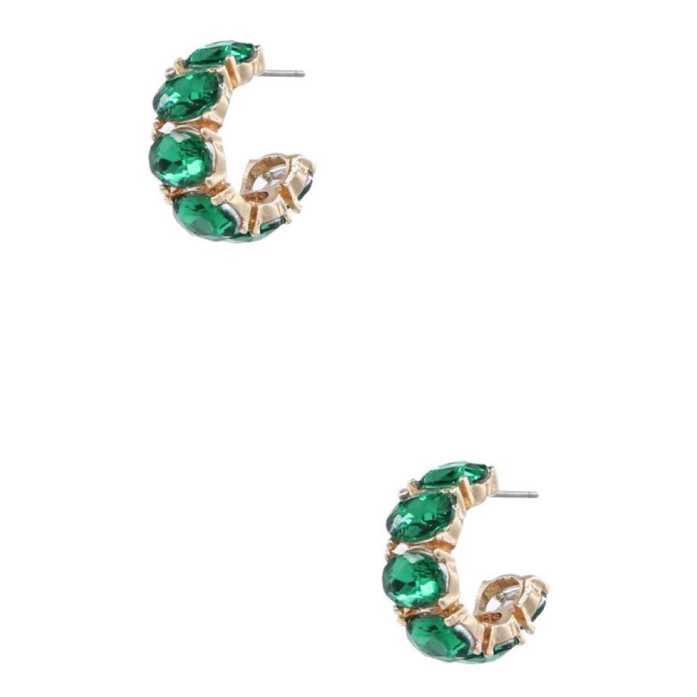 The Kate Glass Stone Earrings