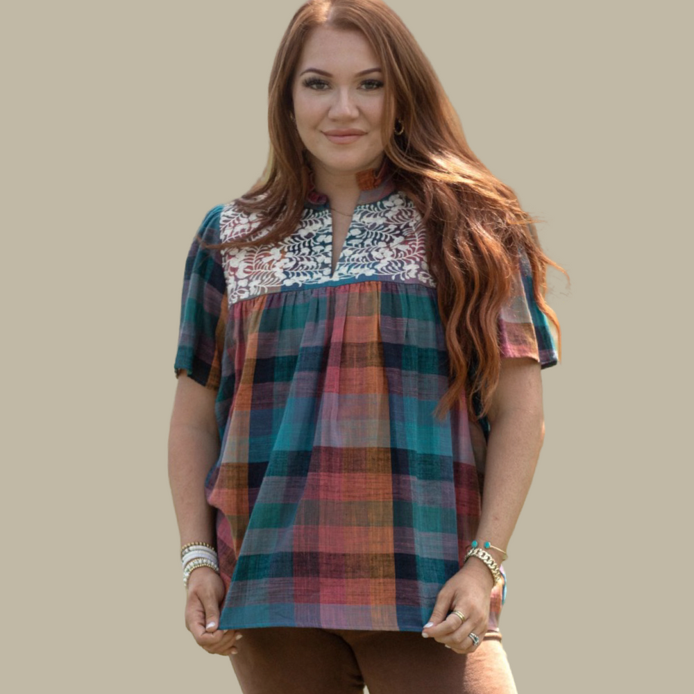 The Plaid Micah Top