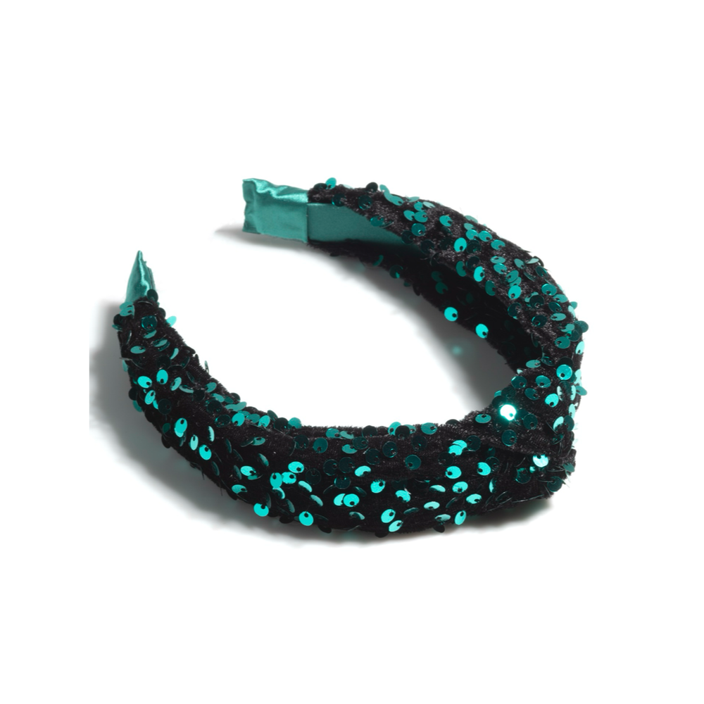 Knotted Sequins Headband