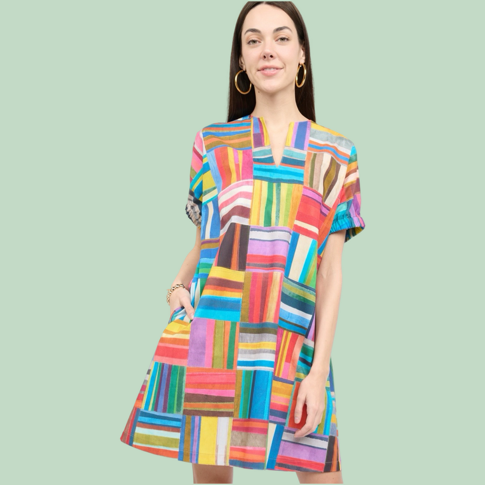 Shifty Patchwork Dress