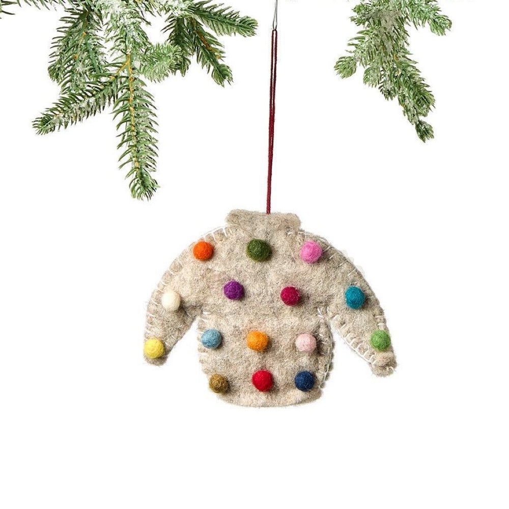 Sweater Weather Felt Ornament