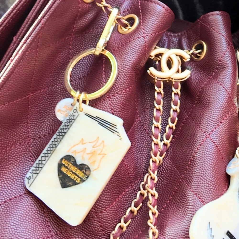 Wuthering Heights Book Bag Charm + Keychain