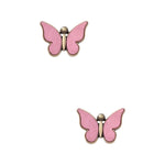 Wood Butterfly Earrings