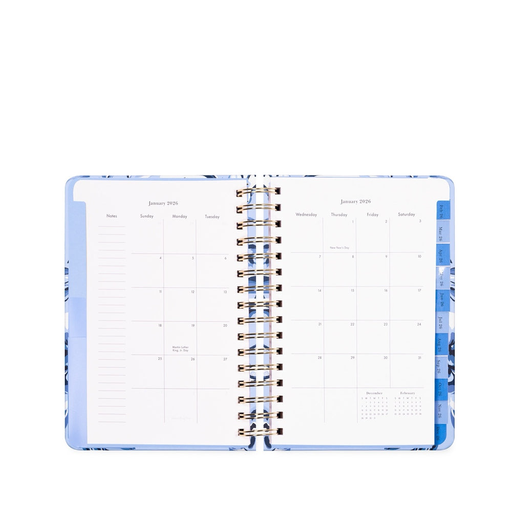 Floral Toile 12 Month Medium Planner