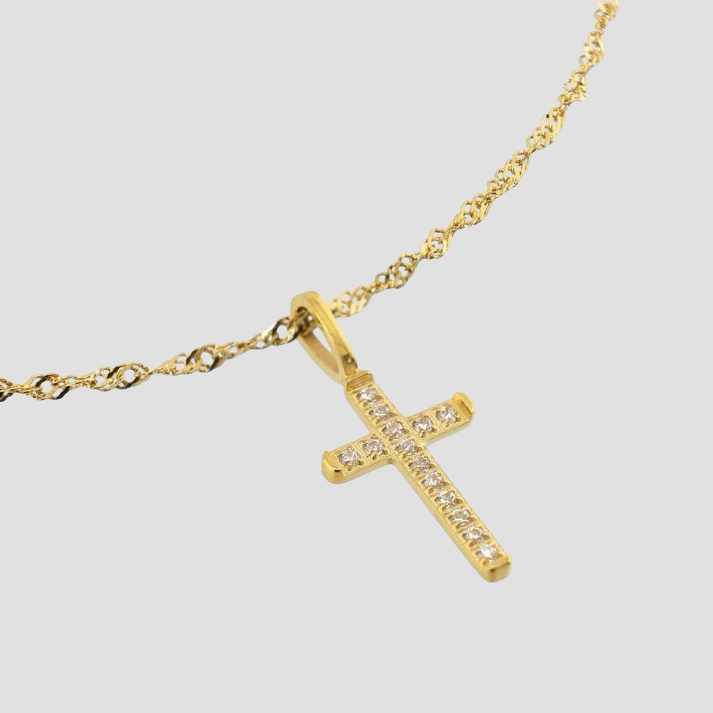 Diamond Cross Necklace