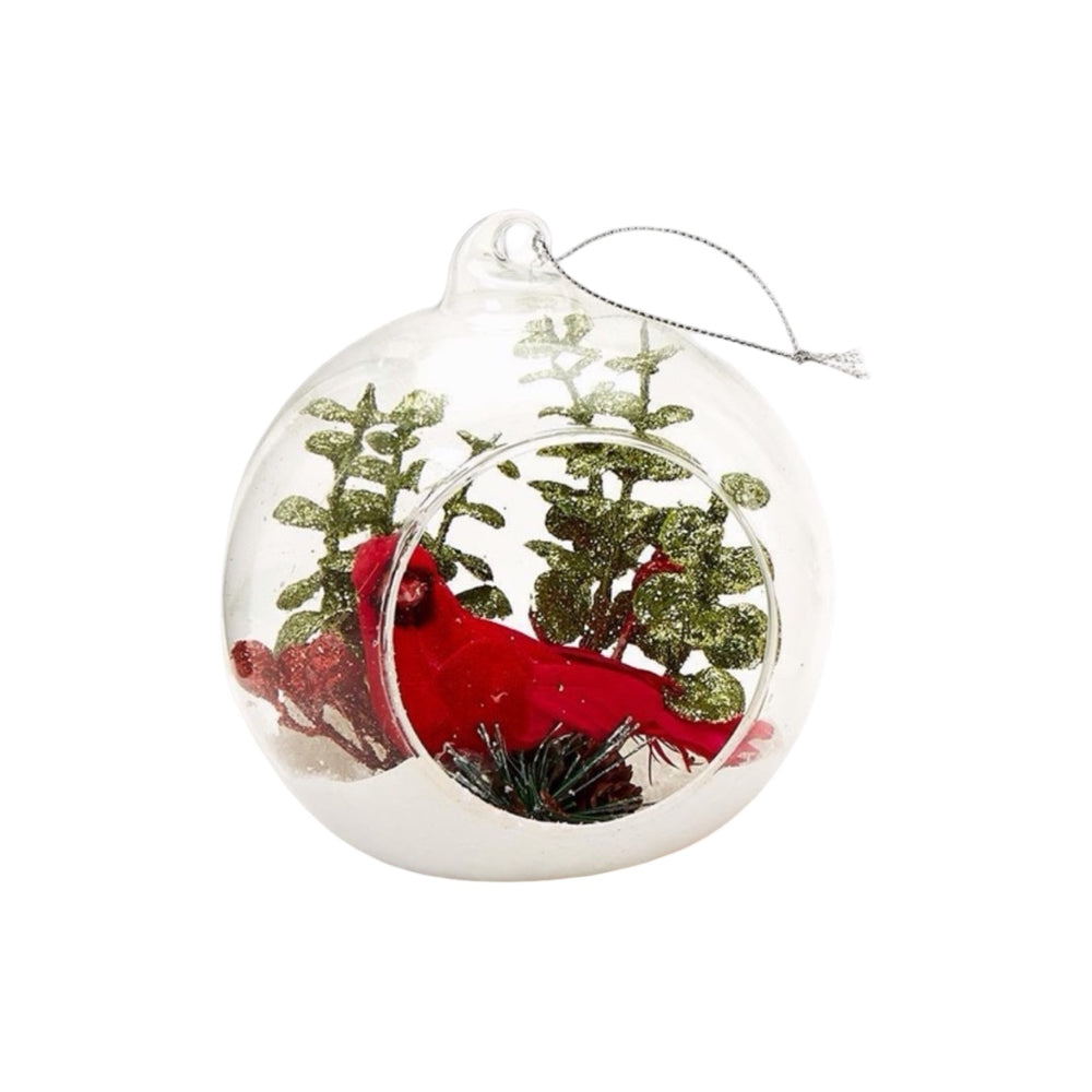 Cardinal Winter Scene Ornament