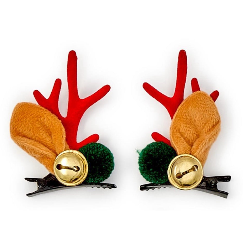 Reindeer Antlers Hair Clips