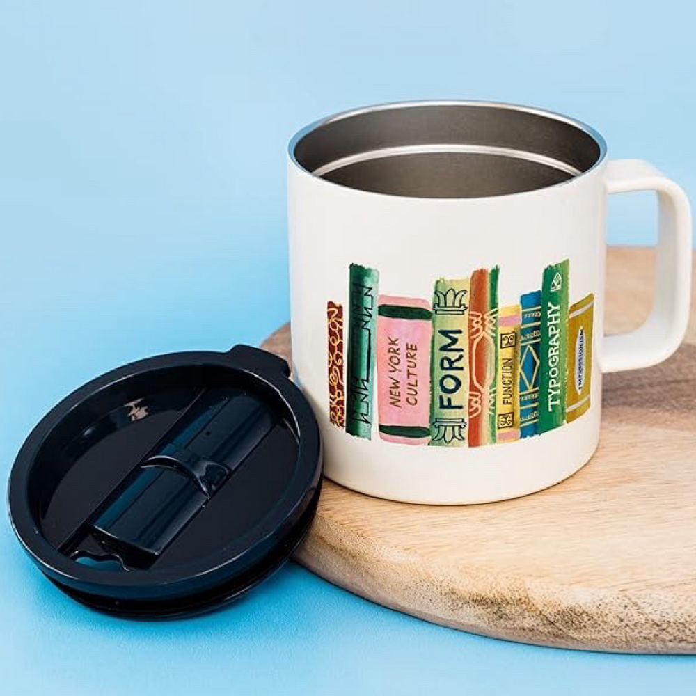 Bookshelf Coffee Mug