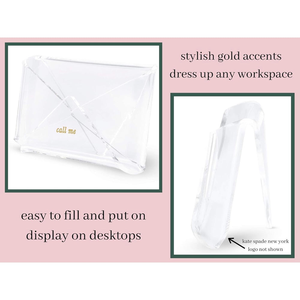 Acrylic Business Card Holder, Call Me