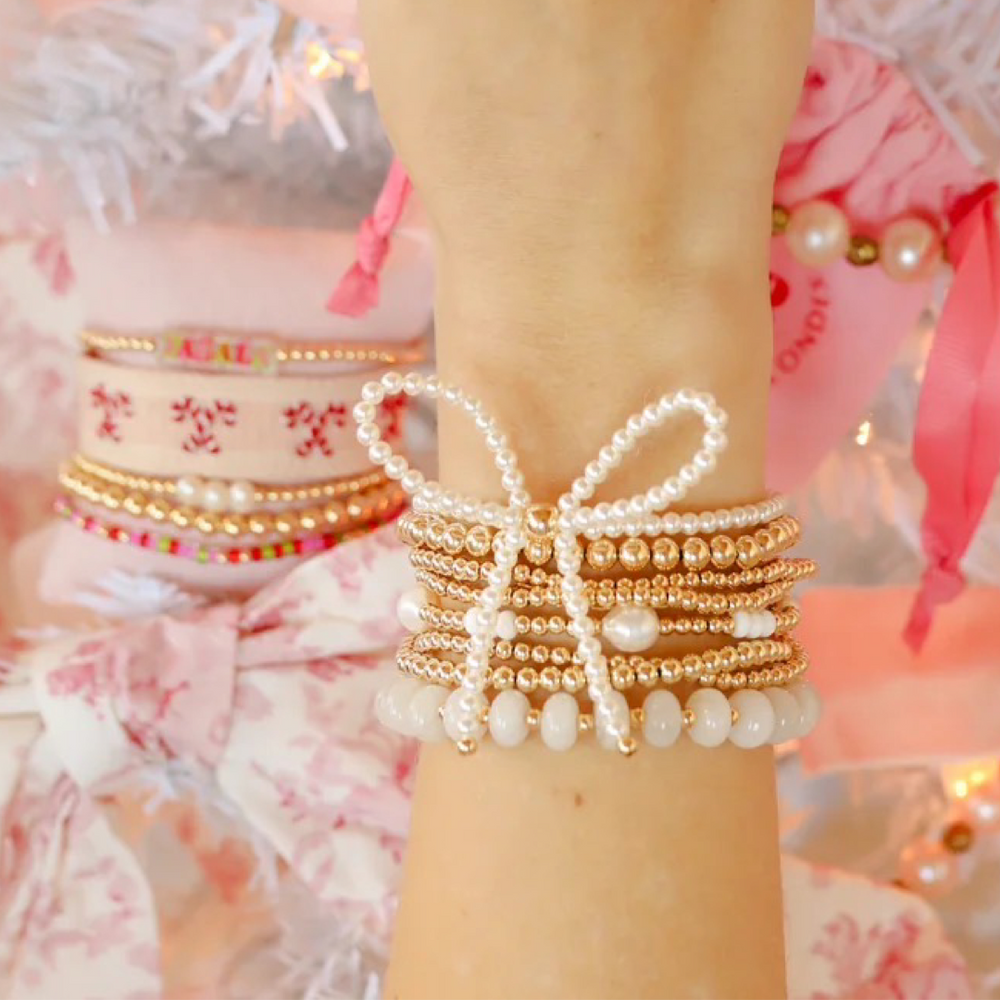 Pearl Bow Bracelet