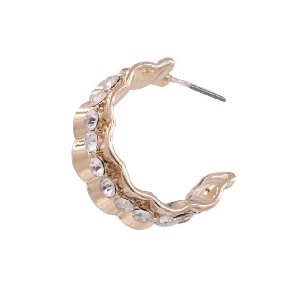 The Beatrice Open Hoop Earrings