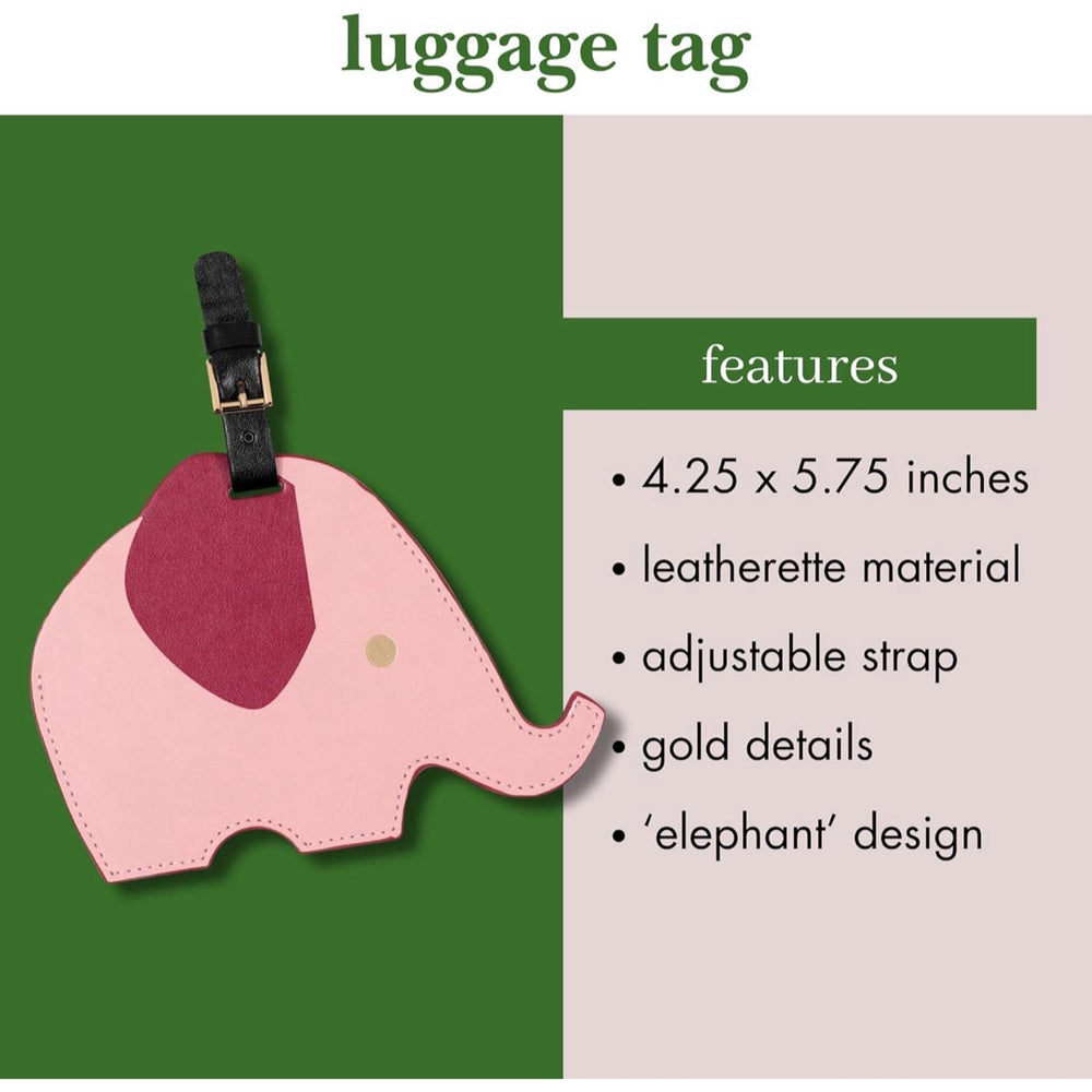 Elephant Luggage Tag