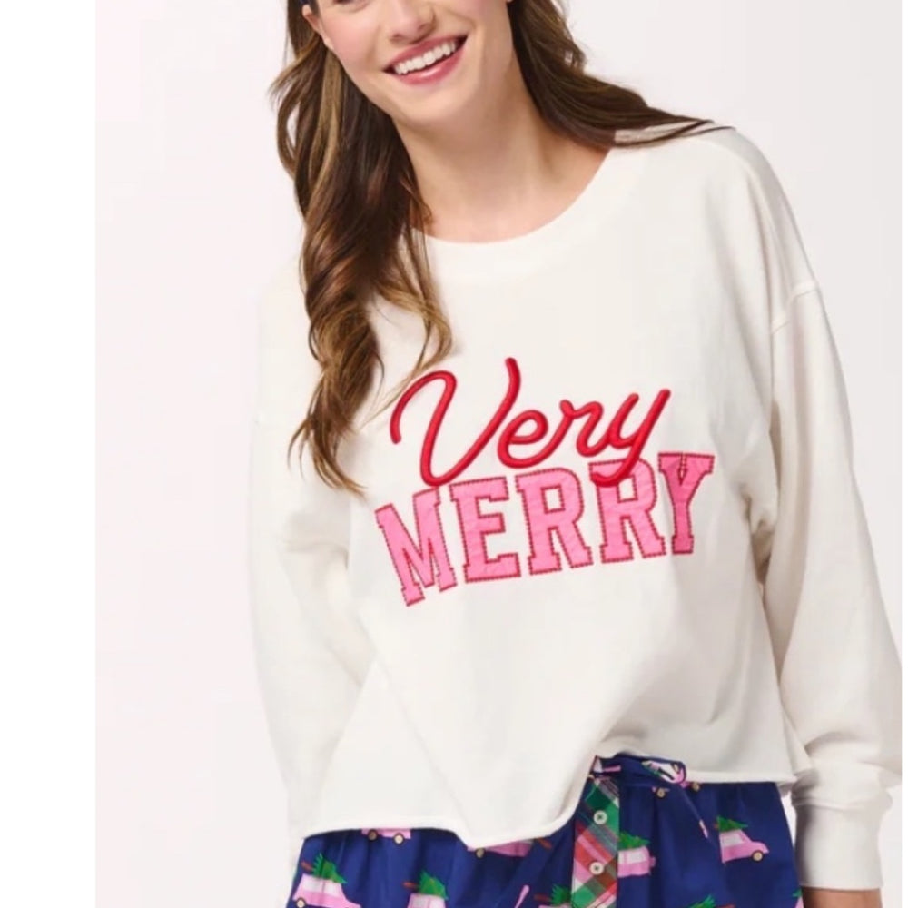 "Very Merry" Lounge Sweatshirt