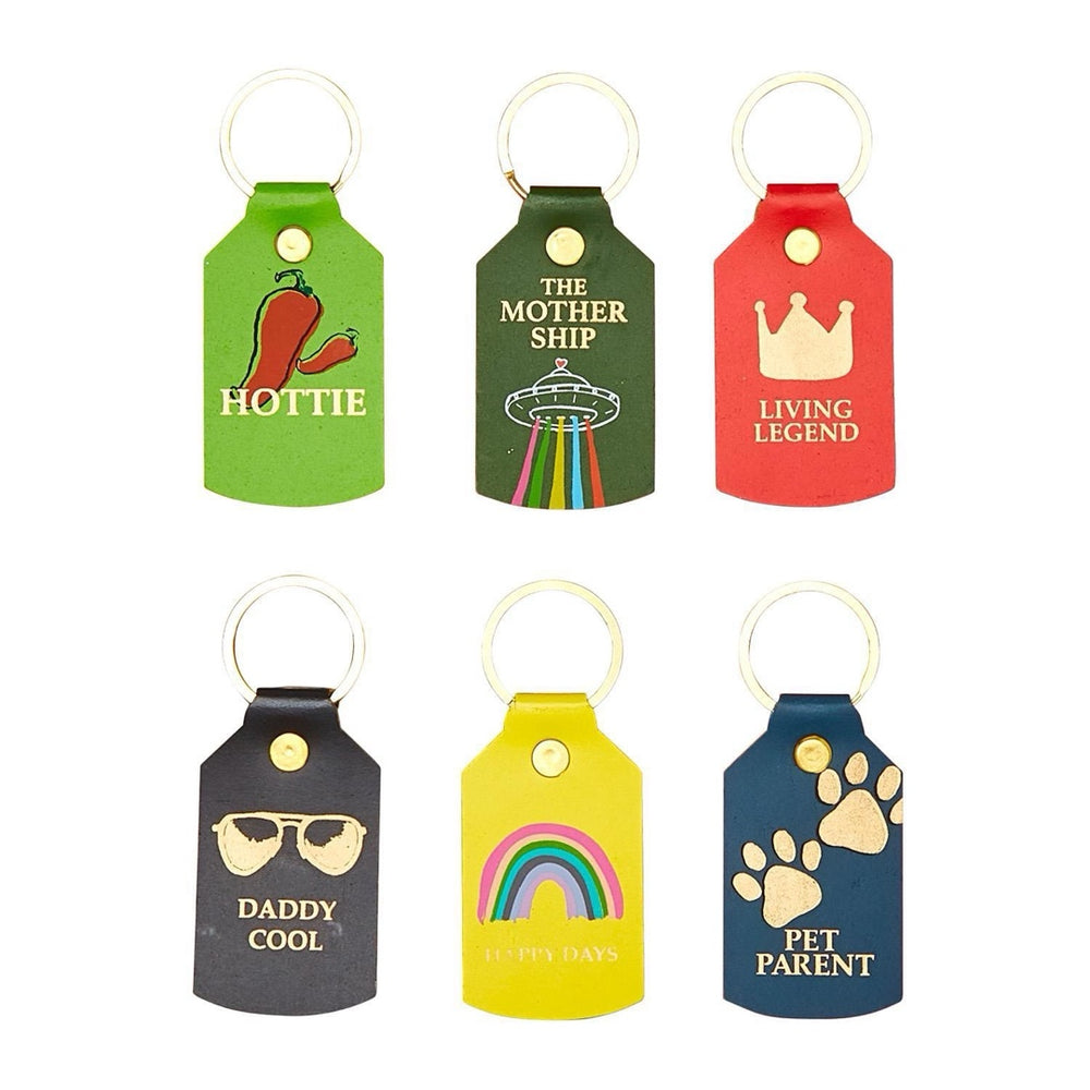 Poet and Painter Leather Keyring