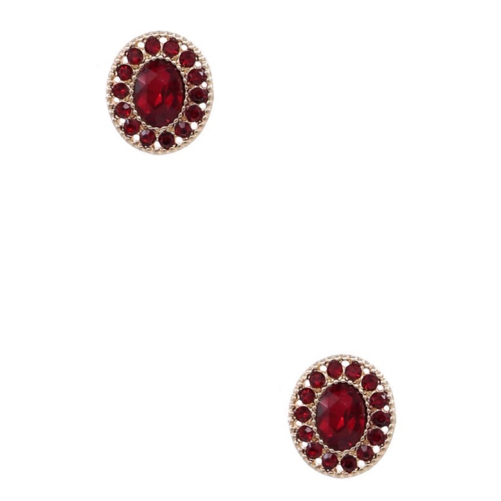 The Julissa Oval Stud Earrings