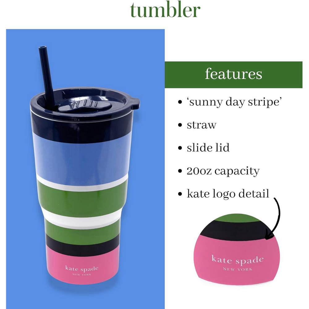 Sunny Day Stripe Tumbler