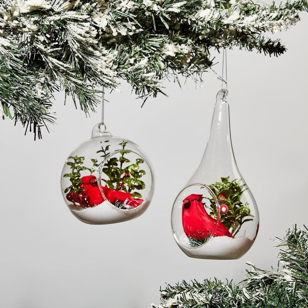 Cardinal Winter Scene Ornament