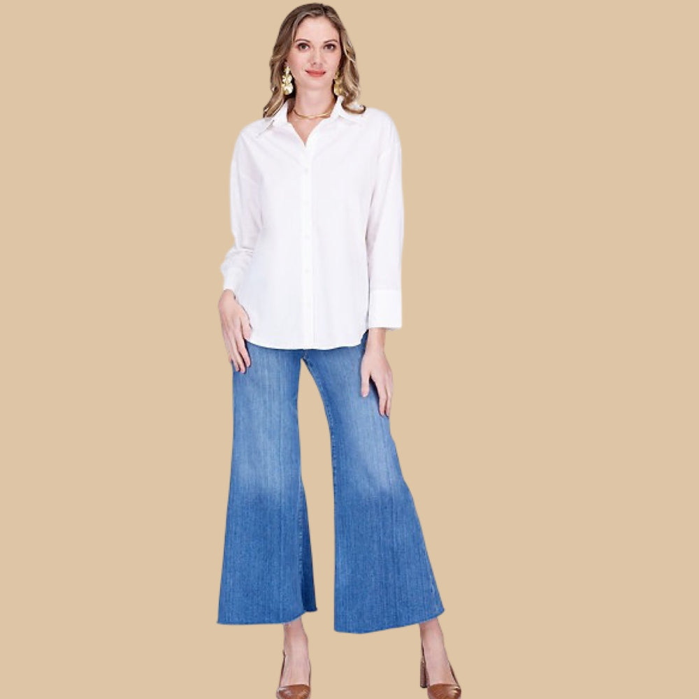 The Belle Blanc Blouse