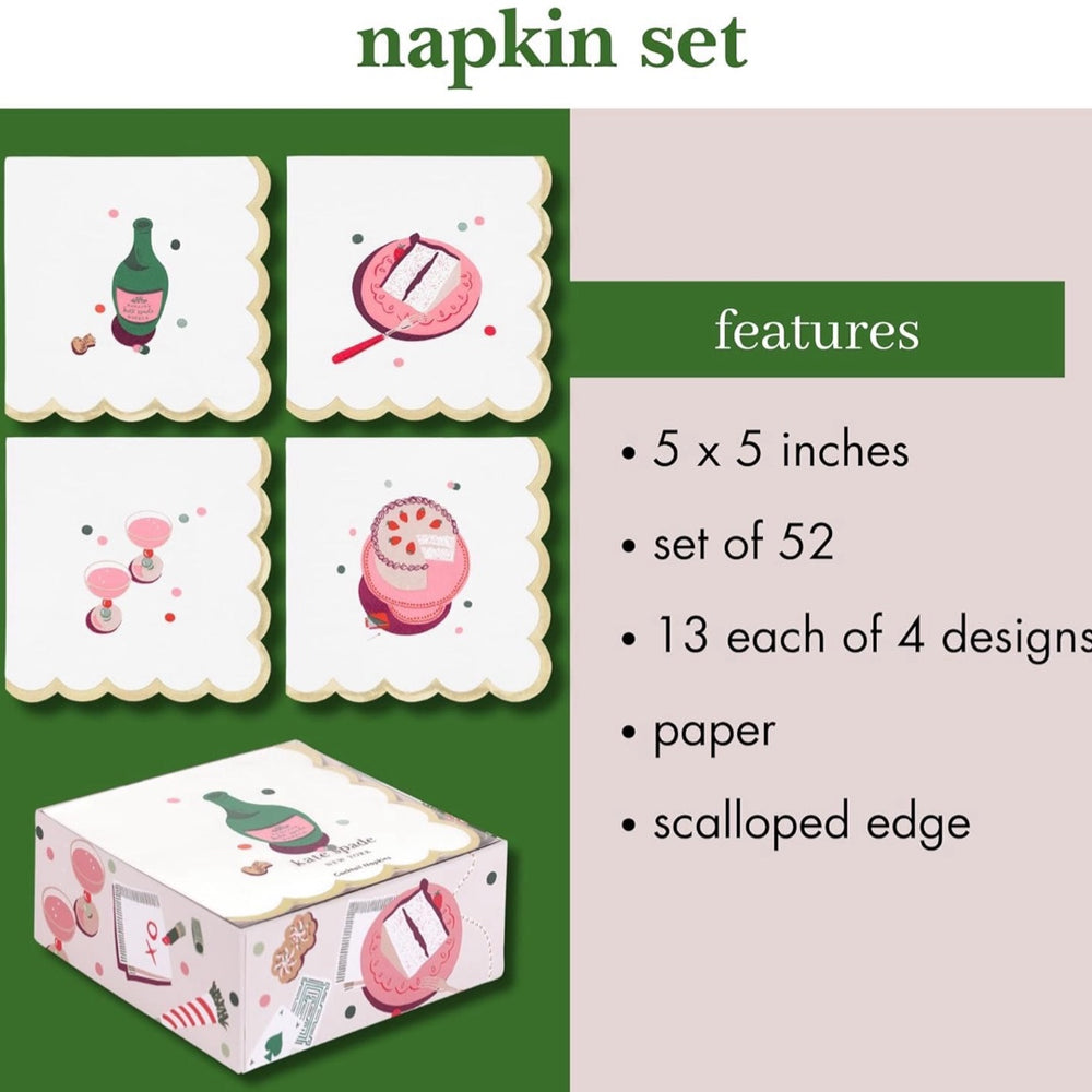 Festive Cocktail Napkins