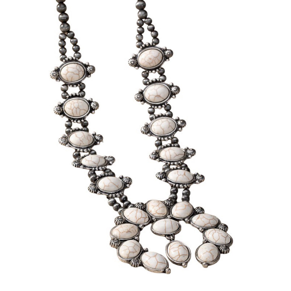 The Cassidy Squash Blossom Necklace