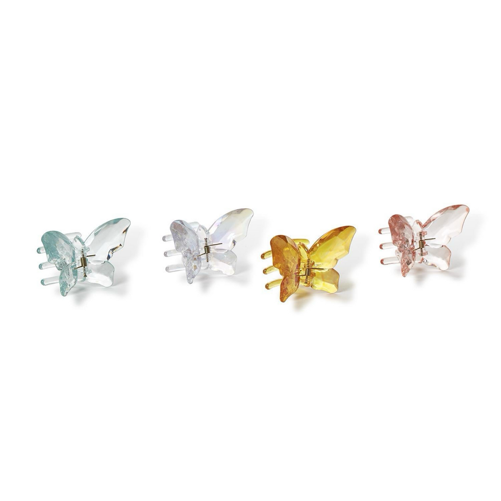 Iridescent Wings Butterfly Claw Hair Clip