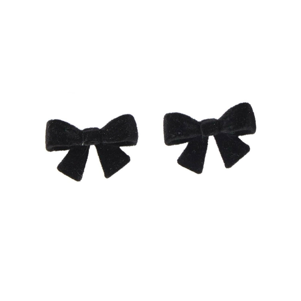 Velvet Bow Earrings