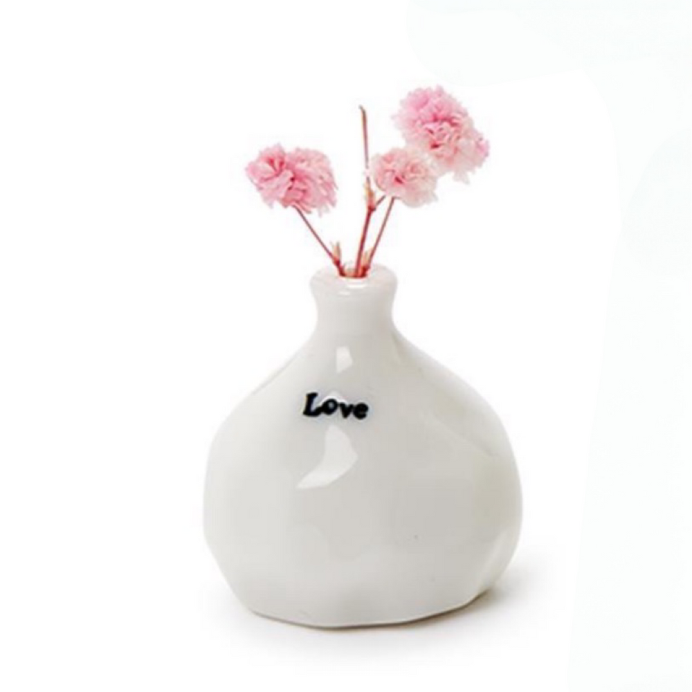 Small Vase in Matchbox with Flowers