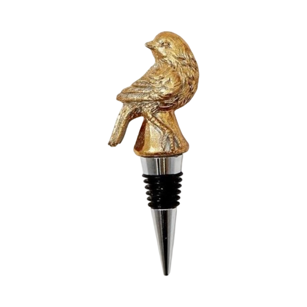 Golden Bird Bottle Stopper