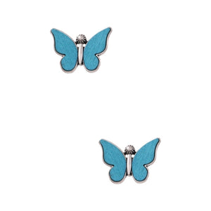 
            
                Load image into Gallery viewer, Wood Butterfly Earrings
            
        