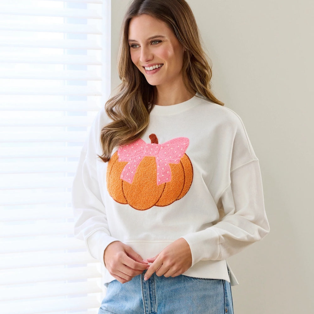 Pretty Pumpkin Relaxed Sweatshirt