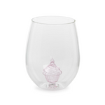 Celebration Cupcake Stemless Wine Glass