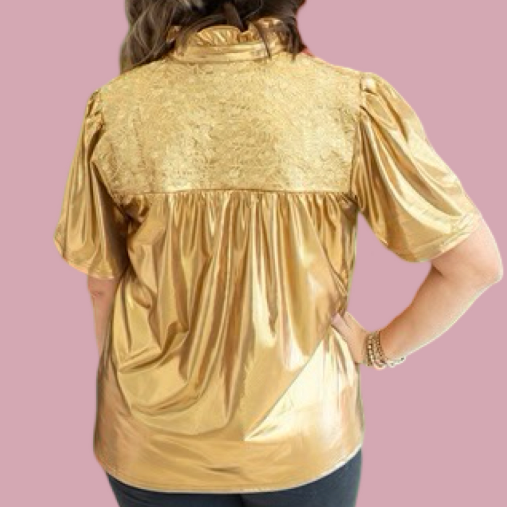 Glitter & Gold Top