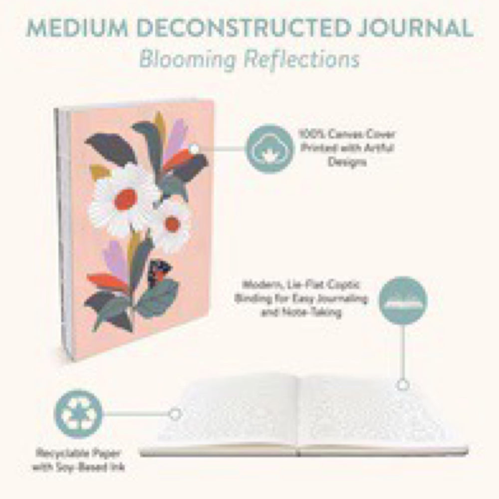 BLOOMING REFLECTIONS MEDIUM DECONSTRUCTED JOURNAL
